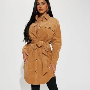Cordaroy Shirt dress size XL